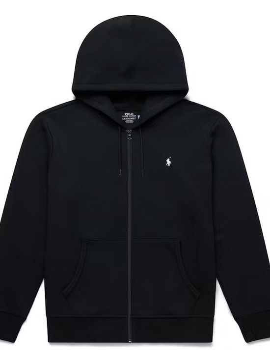 Polo Ralph Lauren Other - Polo by Ralph Lauren Black Full-Zip Hooded Jacket with Polo Pony
